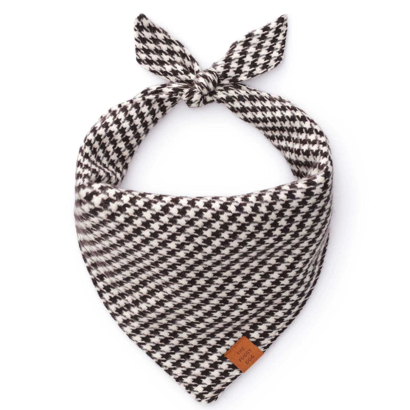 Houndstooth Flannel Dog Bandana