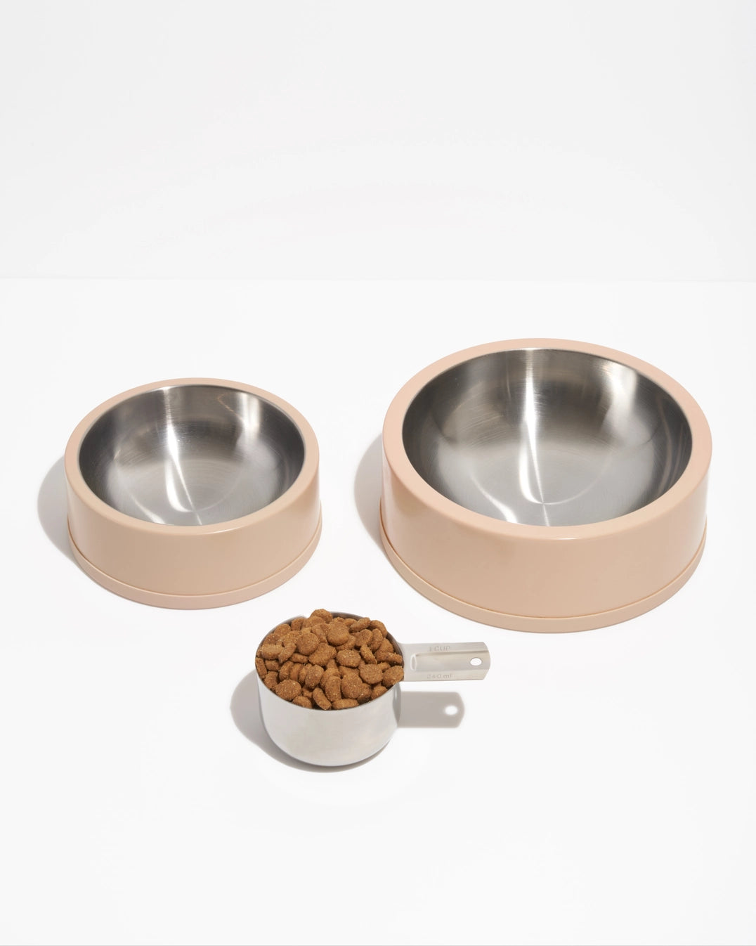 Standard Non-Skid Stainless Steel Pet  Bowl